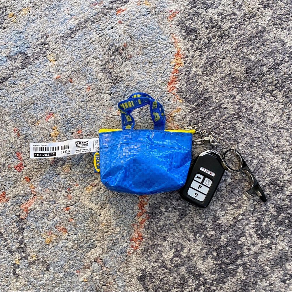 Ikea Tote Keychain